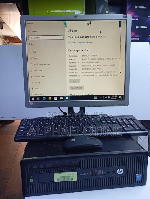 Desktop Computer HP EliteDesk 800 8GB Intel Core I5 HDD+SSD 500GB - thumbnail 2