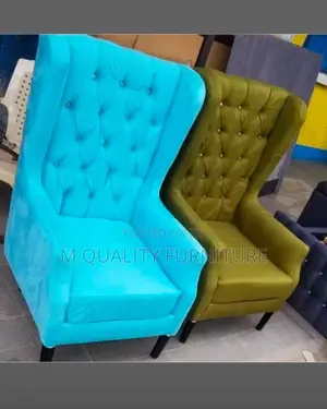 Luminous Blue One Seater Armchair