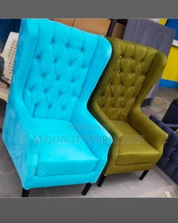 Luminous Blue One Seater Armchair