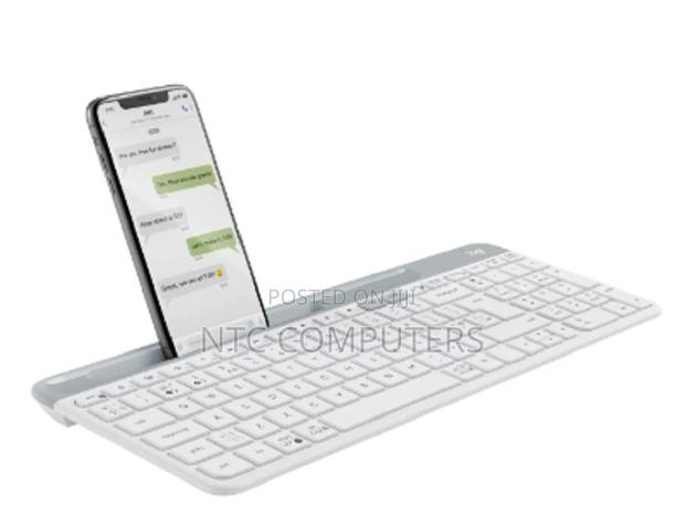Logitech Slim Multi-Device Bluetooth Keyboard Off White