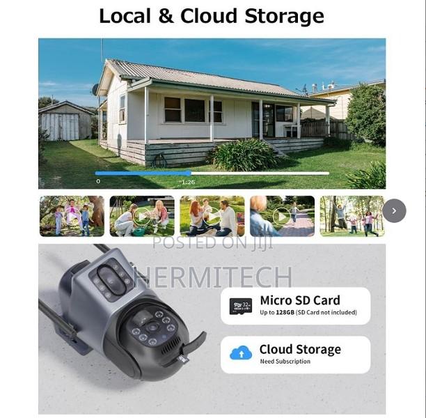 Solar 4g Electric Dual Lens With 3 Display Full Hd CCTV