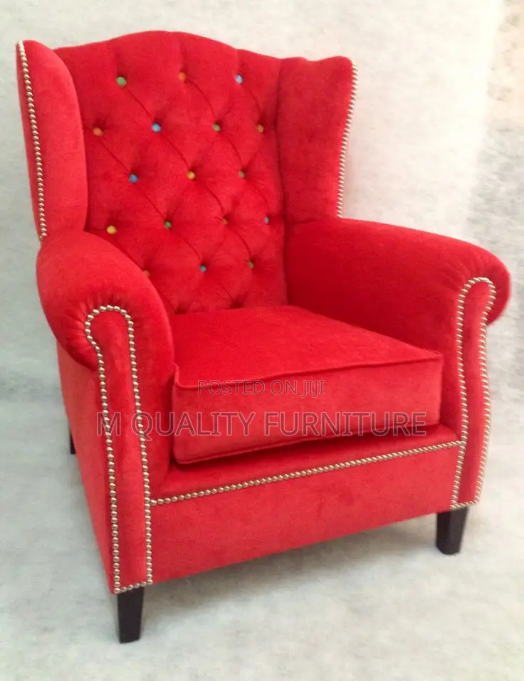 Red Chesterfield Armchair