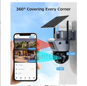 Wifi Security Camera Outdoor With Dual Lens,