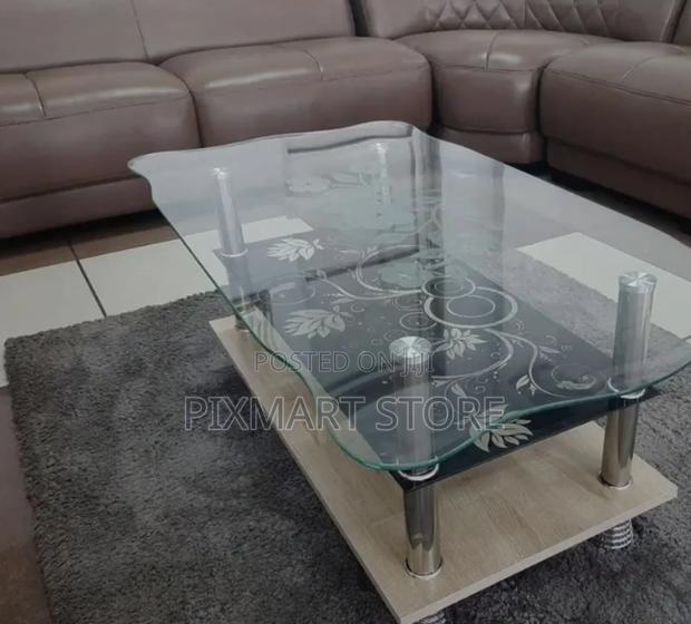 Rectangular Executive Glass Coffee Table - main view
