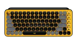 Logitech Pop Keys Bluetooth Mechanical Keyboard Blast Yellow