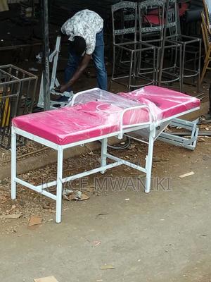 Delivery Bed, White and Pink - main view
