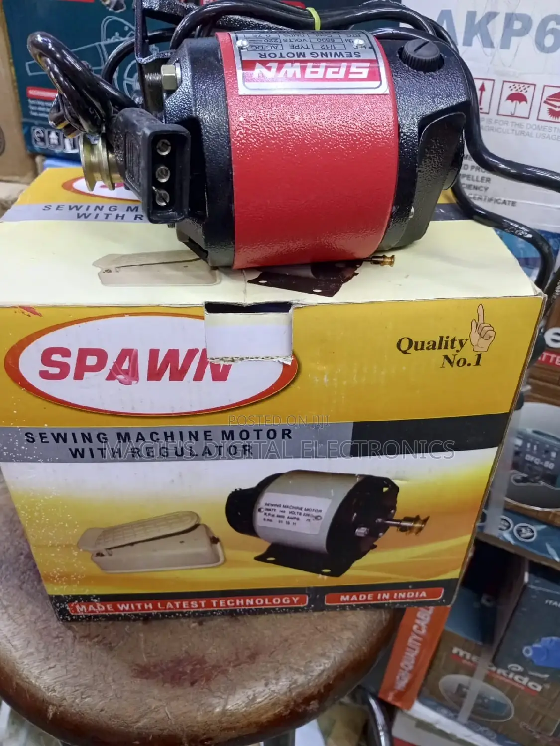 Well Performing 1.5hp Spawn Sewing Motor