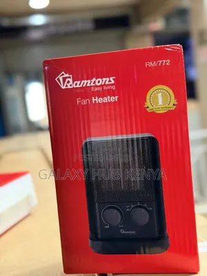 Ramtons Fan Heater Black Rm 772