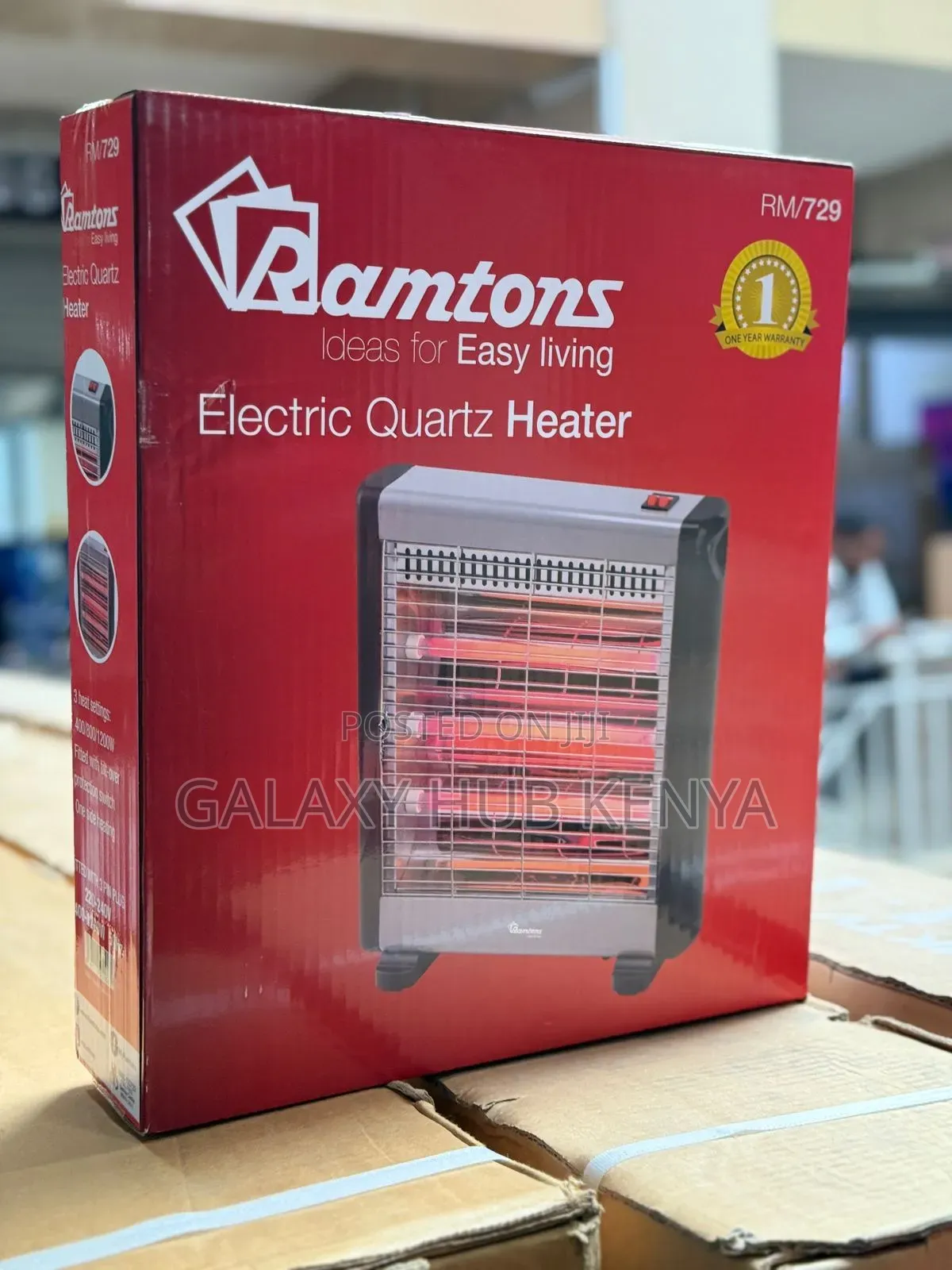 Ramtons Electric Quartz Heater Rm 729