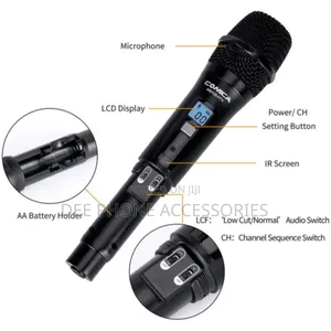 Comica Audio CVM Wm100h Camera Mount Wireless Handheld Mic