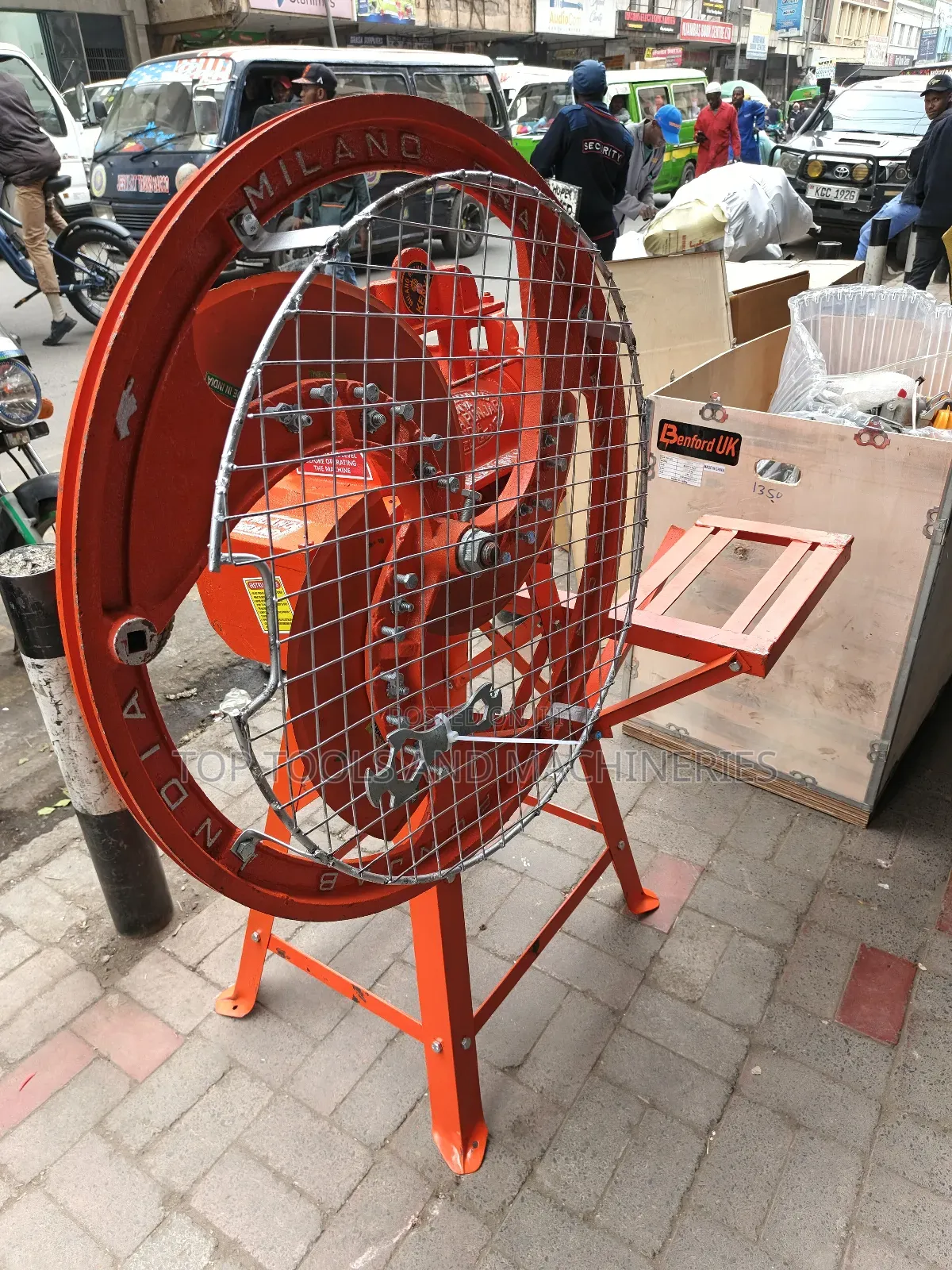 Milano Italia 3 Blade Chaff Cutter + 7.5hp Engine