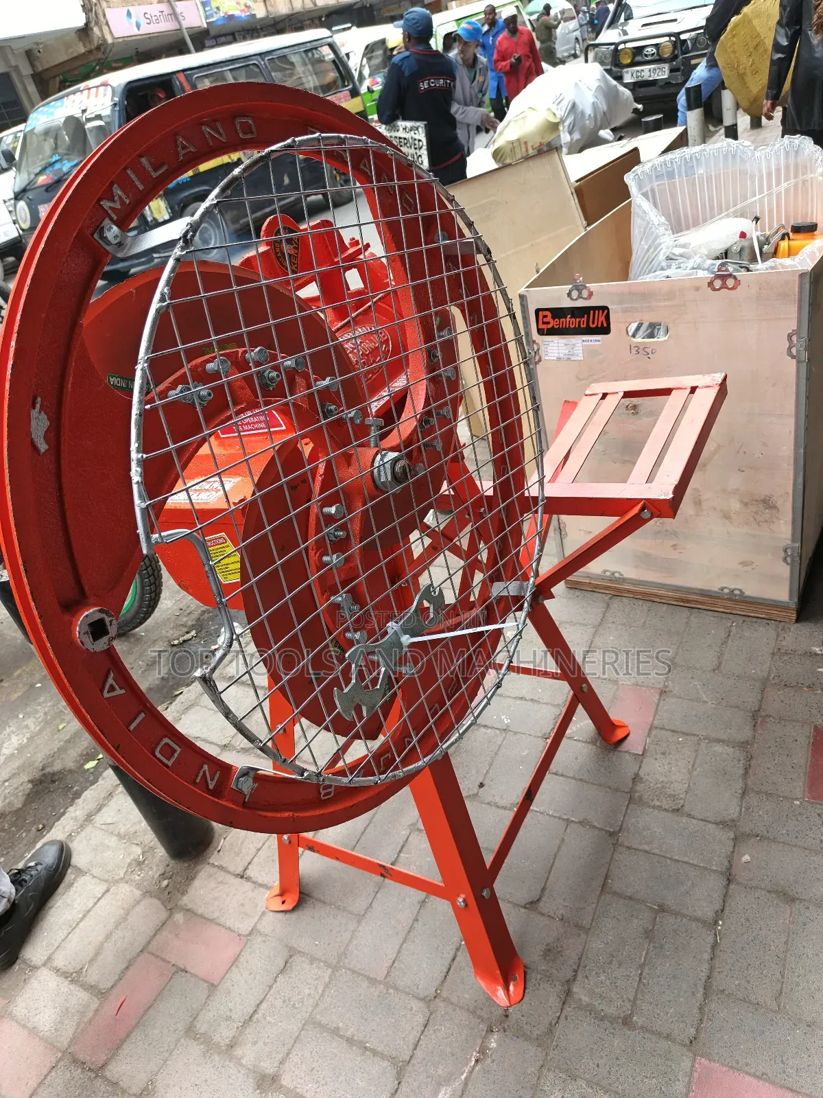 Milano Italia 3 Blade Chaff Cutter + 7.5hp Engine