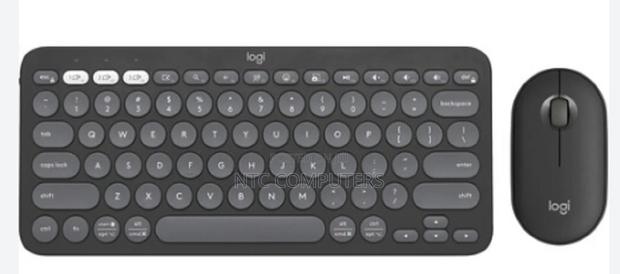 Logitech Pebble 2 Combo Wireless Keyboard and Mouse Graphite - main view
