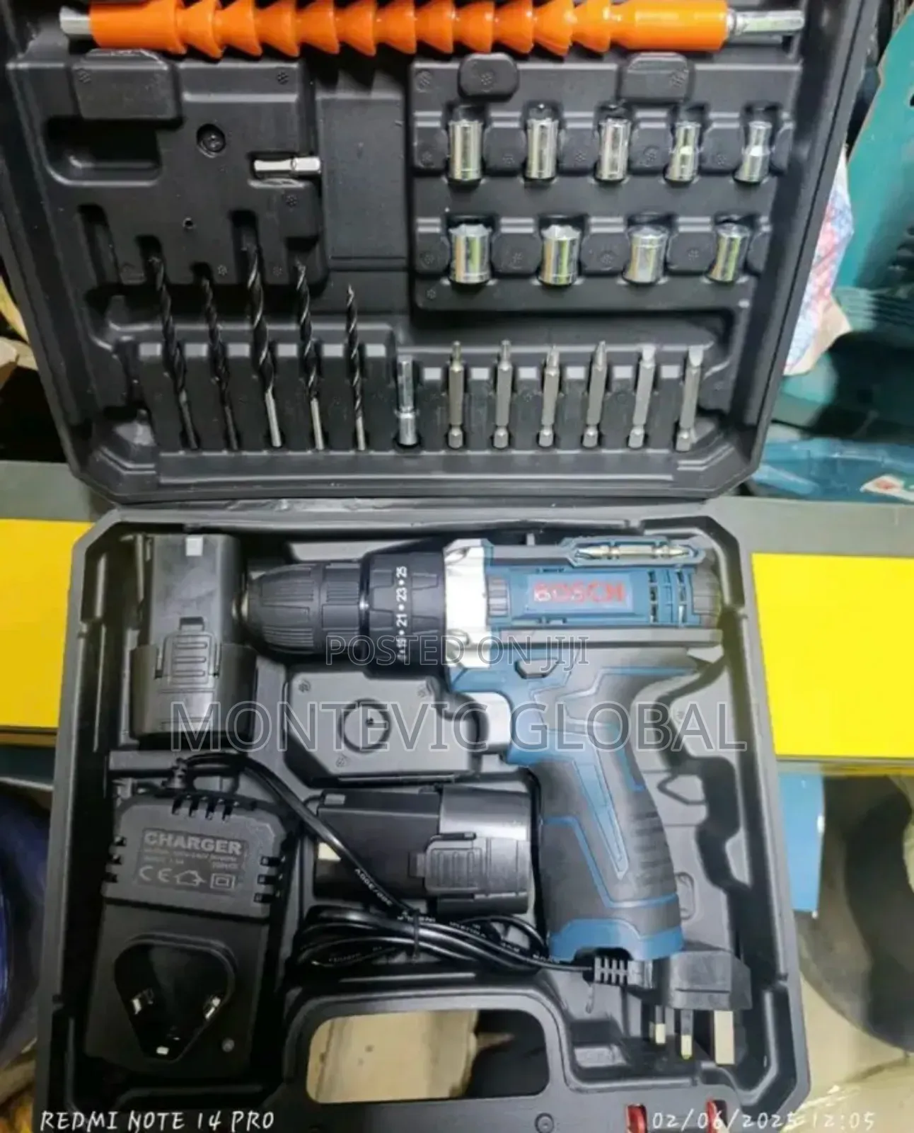 Original Bosch Cordless Drill Set