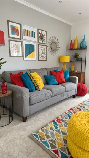 Gray 3 Seater Modernized Sofa