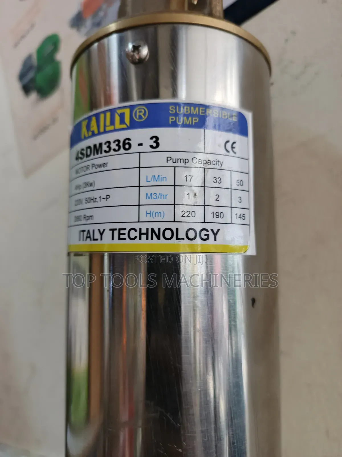 Kailo 4hp Submersible Pump