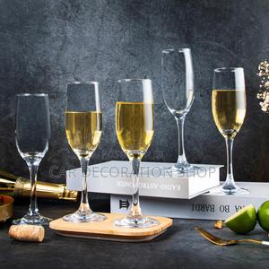 6pcs Champagne Flutes Glasses Set - thumbnail 2