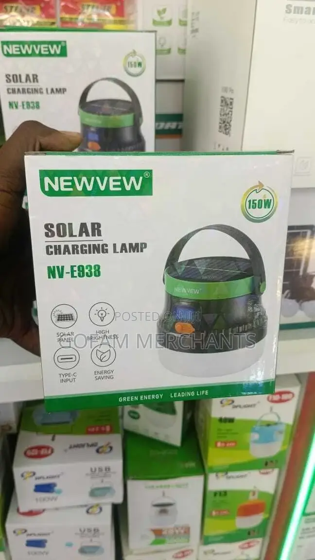 150w Led Solar Charging Lamp With Digital Display