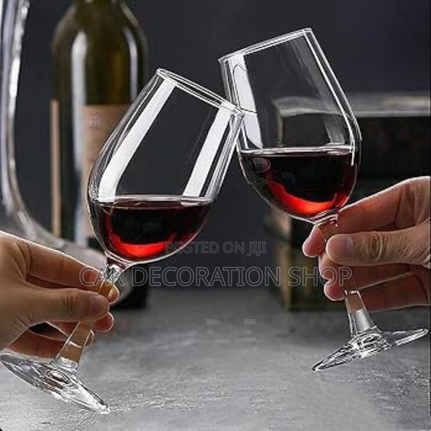 6pcs Long Thick Stem Wine Glasses - thumbnail 2