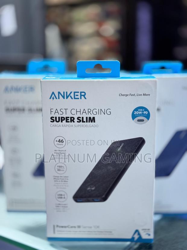 Anker Powercore Iii Sense 10k, 10000mah Usb-c 20w (Pd)