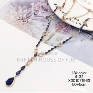 Luxury Necklace Blue Stone