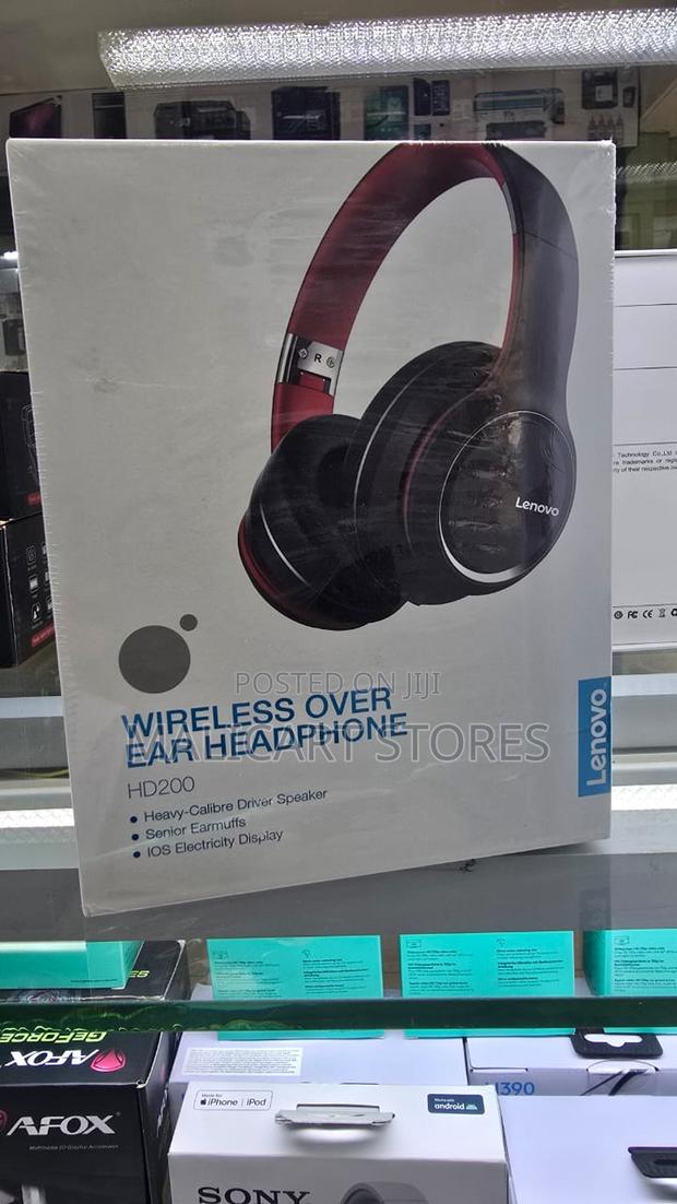 Lenovo Wireless Over Ear Headphones Hd200 - main view