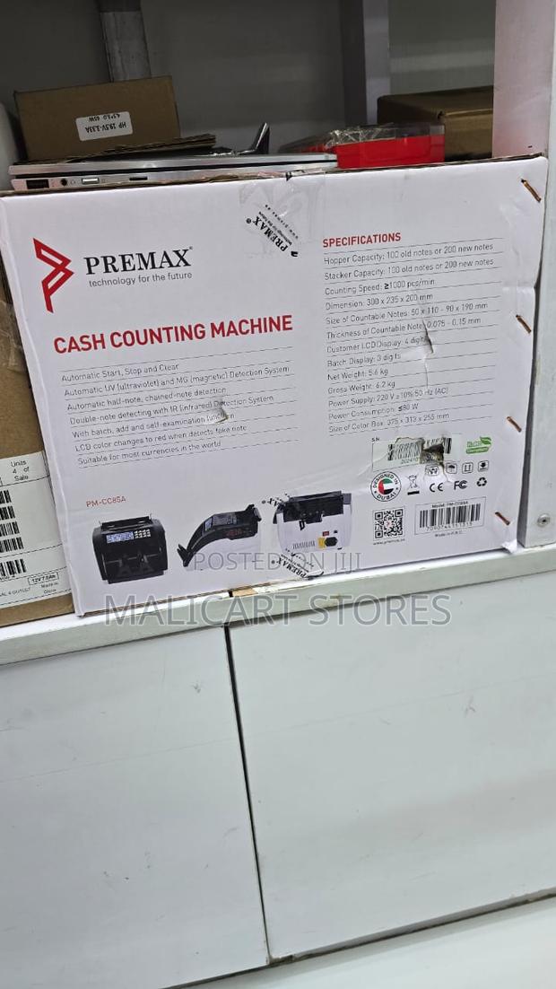Premax Cash Counting Machine Pm-Cc85a - thumbnail 2