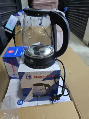 2.0litre Clear Glass Electric Cordless Kettle
