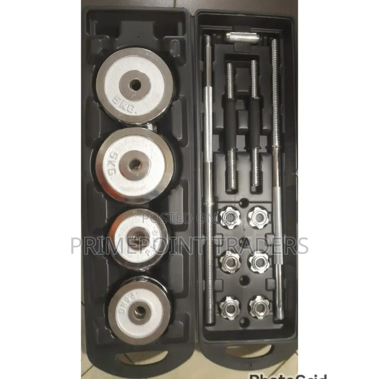 50kgs York Exercise Dumbbells Workout Set