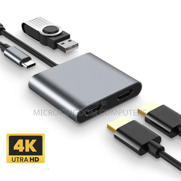 Type C to Hdmi Splitter 2 Port - main view