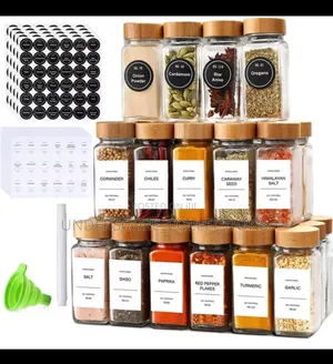 Square Spice Bottle Glass
