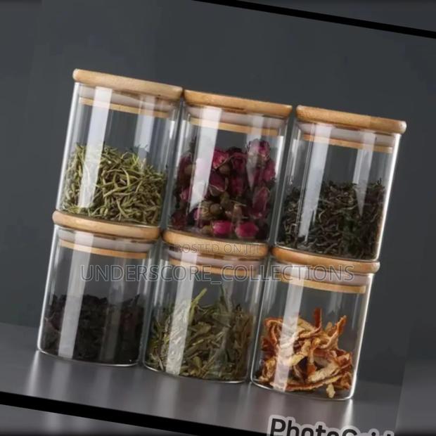 Spice Bottle 200ml Glass With Bamboo Lid