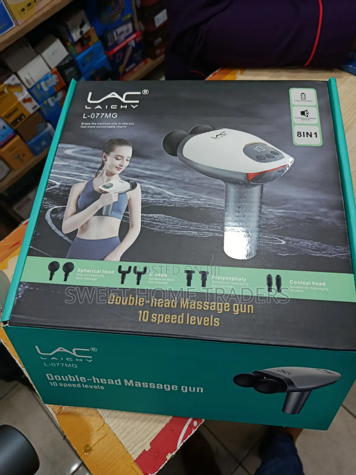 10 Speed Level Double Head Massage Gun