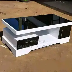 Unique Black Modernized Coffee Table
