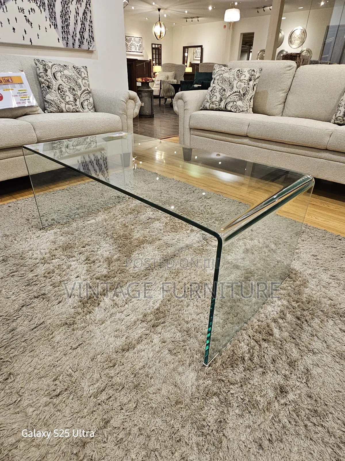 Bent Glass Coffee Table Xx24ᄑ