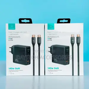 Usams 140w Gan Fast Charger Kit (Uk) From the Um Series