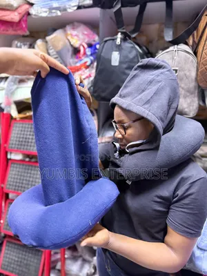 Neck Pillow With A Hoodie At 1100