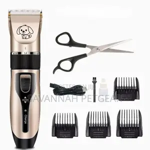 Heavy Duty Cordless Pet Hair Trimmer With Extra Accessories