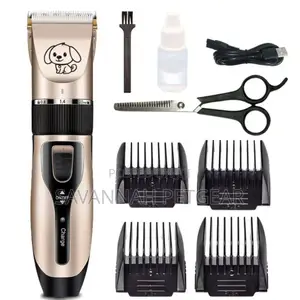Heavy Duty Cordless Pet Hair Trimmer With Extra Accessories