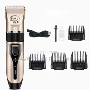Heavy Duty Cordless Pet Hair Trimmer With Extra Accessories