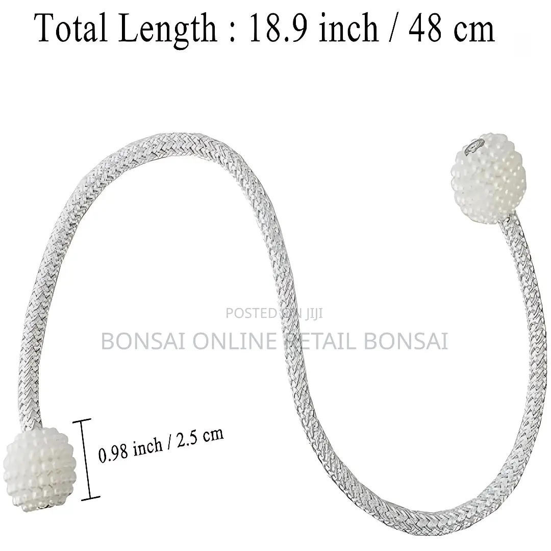 Magnetic Curtain Tiebacks – Flexible Decorative Holdbacks