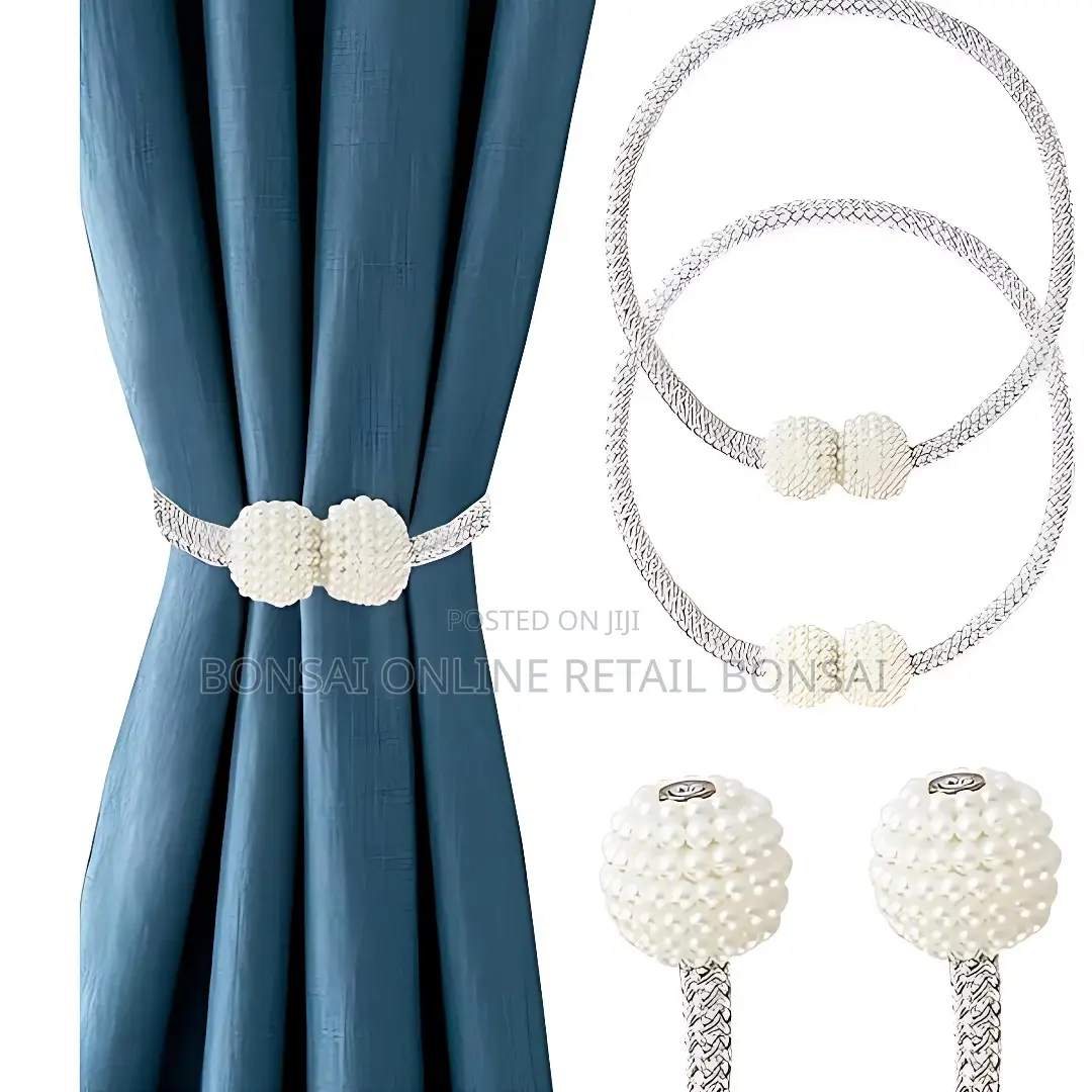 Magnetic Curtain Tiebacks – Flexible Decorative Holdbacks