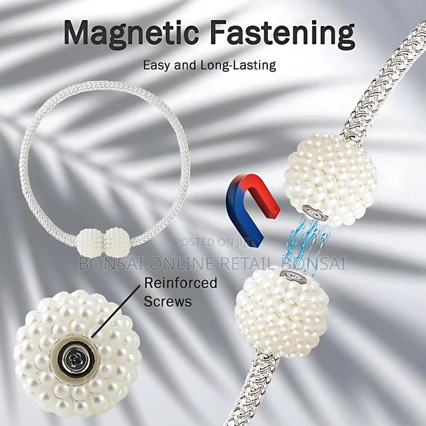 Magnetic Curtain Tiebacks – Flexible Decorative Holdbacks - thumbnail 6