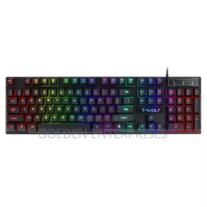 100% 104 Key RGB Backlight Wired Keyboard