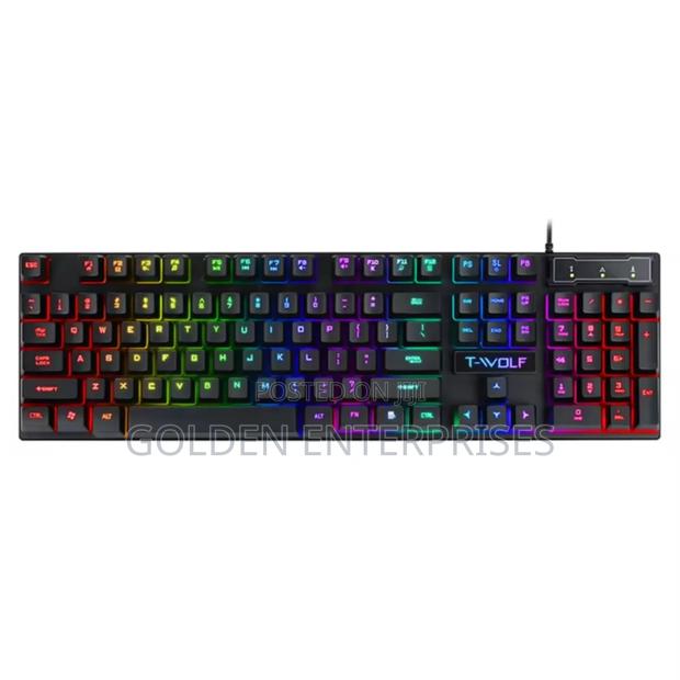 100% 104 Key RGB Backlight Wired Keyboard