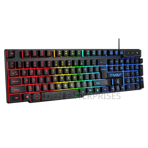 RGB Backlight Wired 100% Key Gaming Keyboard