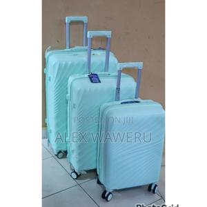 Unbreakable Double Zip Rubber Suitcase - main view