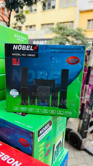 Nobel Plus 5.1 Subwoofer Nb-1211 Home System 22000w Pmpo