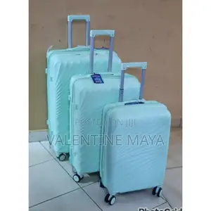 Unbreakable Double Zip Rubber Suitcase