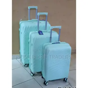 Unbreakable Double Zip Rubber Suitcase